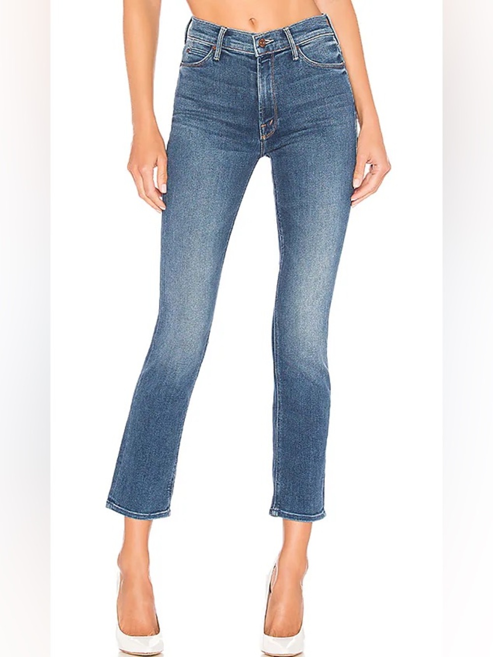 MOTHER Mid Rise Dazzler Ankle